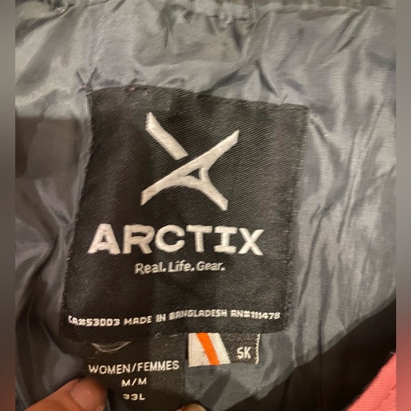 Arctix Red and Gray Snow Bib like New extra long - Picture 2 of 5